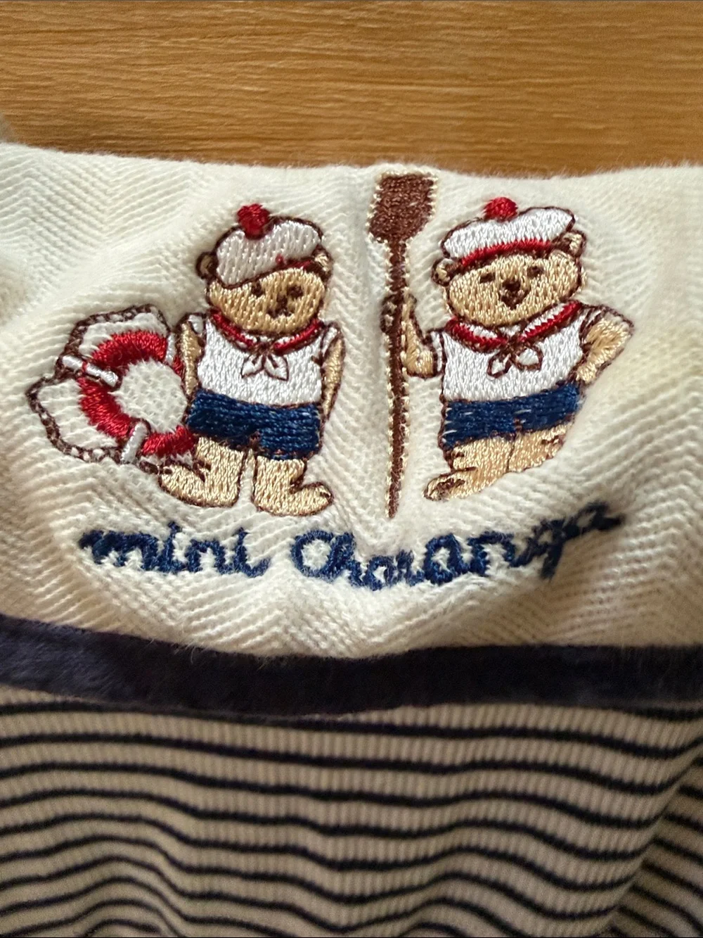 Mini CHARANGA Striped Navy and White Sleeveless Cotton Dress for Girls
